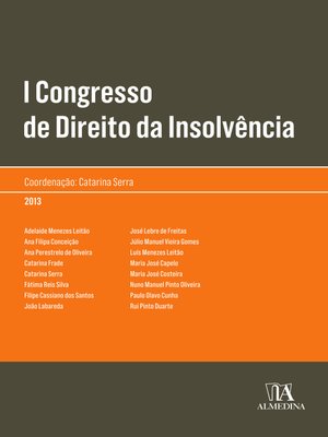 cover image of I Congresso de Direito da Insolvência